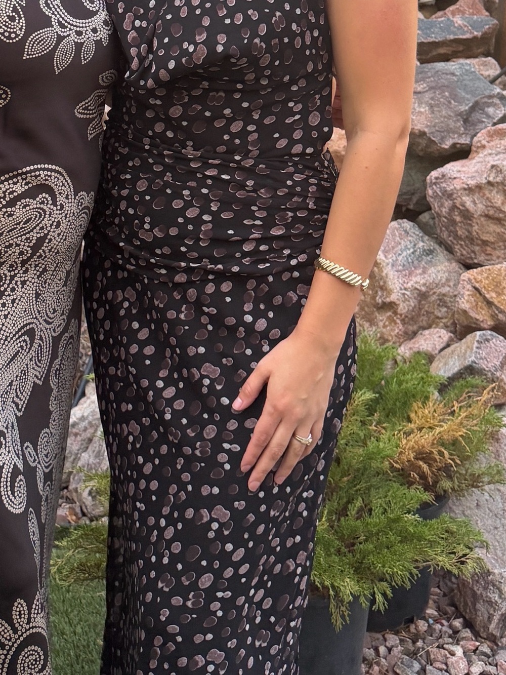 Nordstrom Black Cowl Neck Backless Maxi Dress - Picture 4 of 4
